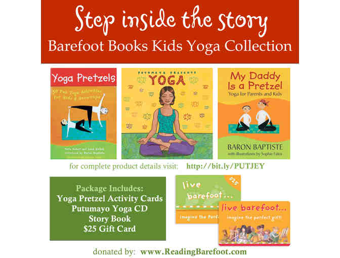 Selection of Barefoot Books Yoga Products for Kids & a $25 Gift Card!