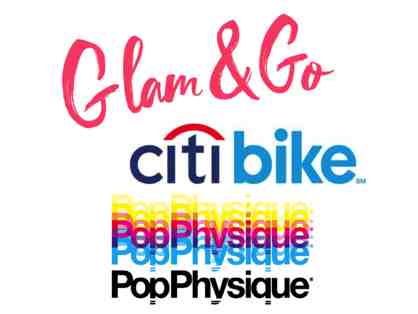 Sweat and Sparkle with Pop Physique + Glam&Go +Citi Bike!