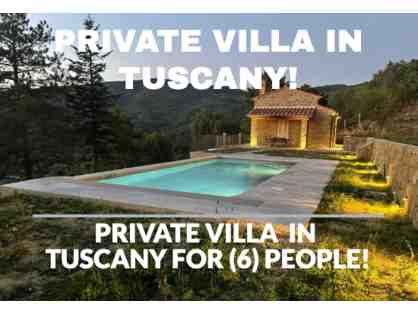 Private Luxurious Villa in Tuscany for (6) People