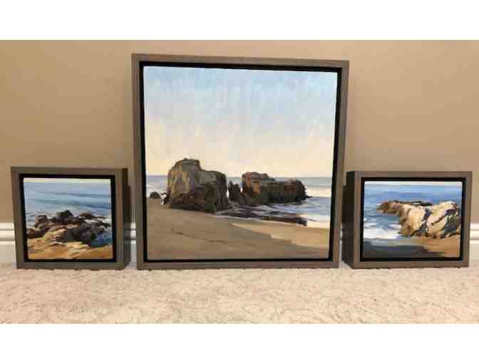 Beach scene set of paintings - Photo 1