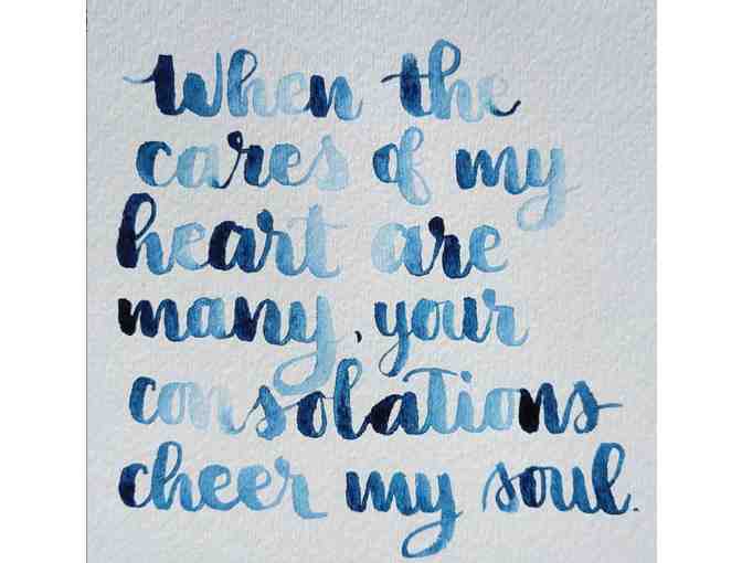 Custom Caligraphy piece