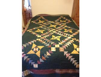 Beautiful Handmade Full/Queen Flannel Quilt