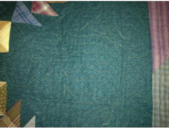 Beautiful Handmade Full/Queen Flannel Quilt