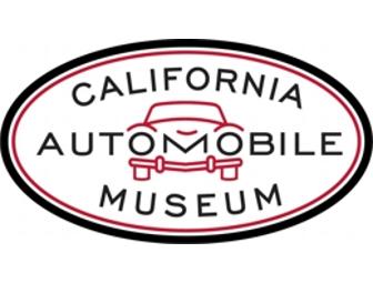 4 Passes to The California Automobile Museum in Sacramento