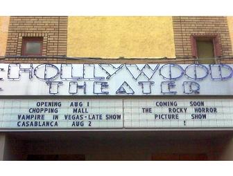 HOLLYWOOD THEATERS 2 Movie Passes