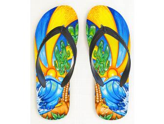 Sandalista as unique as you are! One free custom pair of flip flops