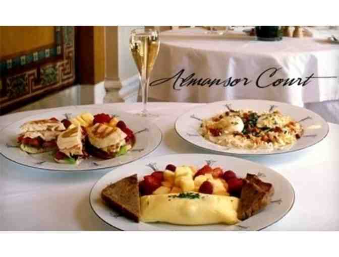 Champagne Sunday Brunch for Two at Almansor Court, Alhambra CA
