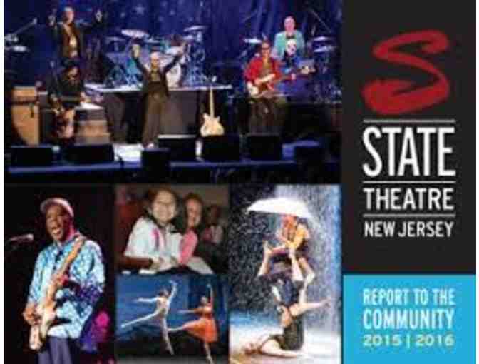 Two tickets to a mainstage production at State Theatre New Jersey - New Brunswick, NJ