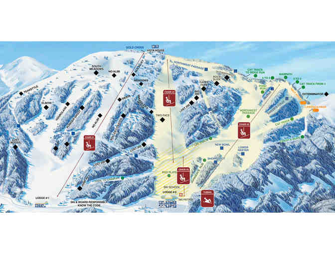 Two tickets for Mt. Spokane Ski & Snowboard Park - Mead, WA