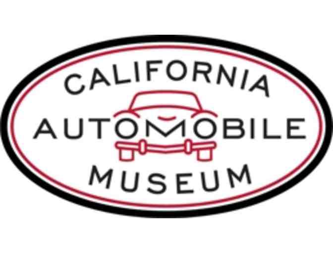A Family Level Gearhead Membership from California Automobile Museum- Sacramento, CA