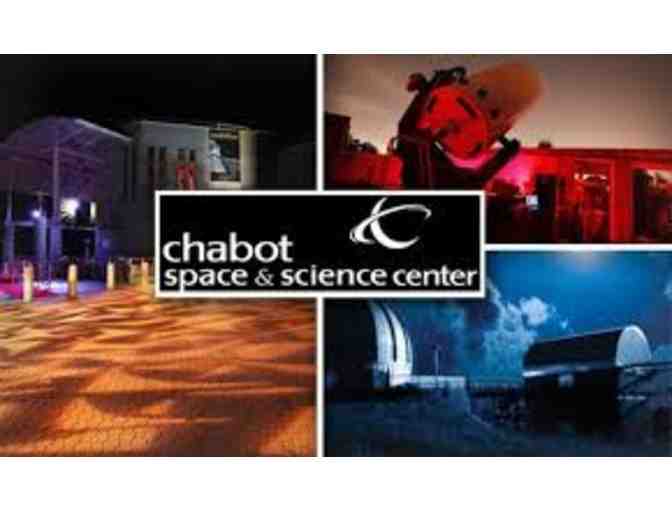 Certificate for 4 Admissions to Chabot Space & Science Center- Oakland, CA