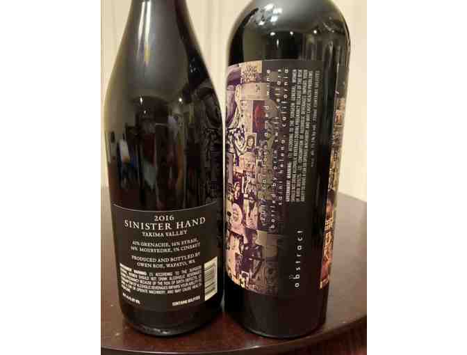 2017 Abstract + 2016 Sinister Hand- Red Wines