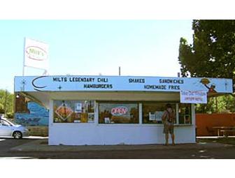 Milt's Stop and Eat $15 Gift Certificate