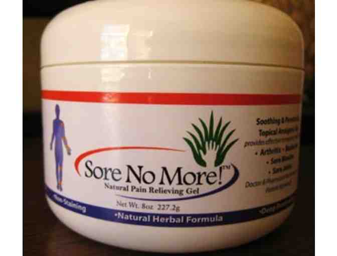 Sore No More Value Pack: Two 4-Ounce & Two 8-Ounce containers, plus Travel Packs!