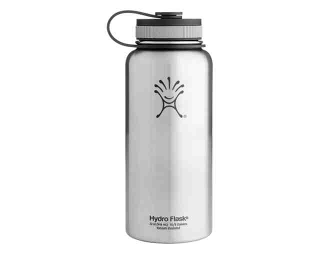 Hydro Flask Water Bottle - 32oz Wide Mouth, Classic Stainless