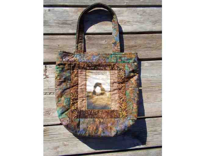 Canyonlands Natural History Association Quilted Arches Tote Bag