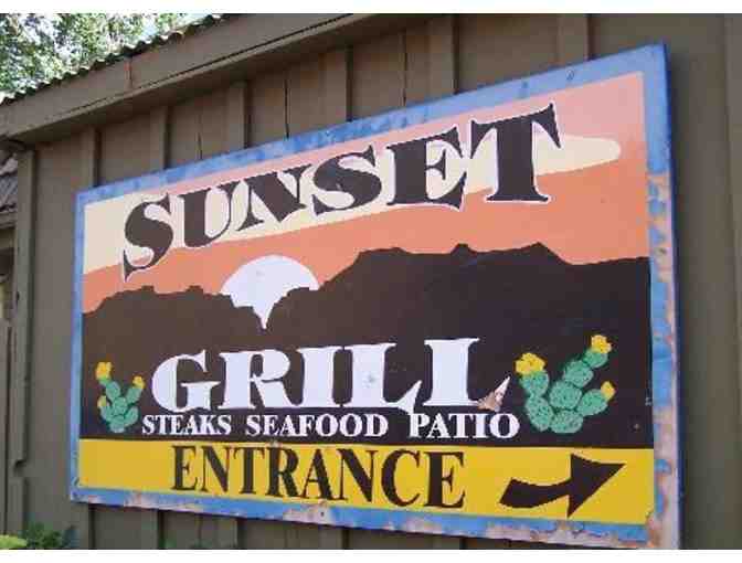 $30 Gift Certificate to The Sunset Grill