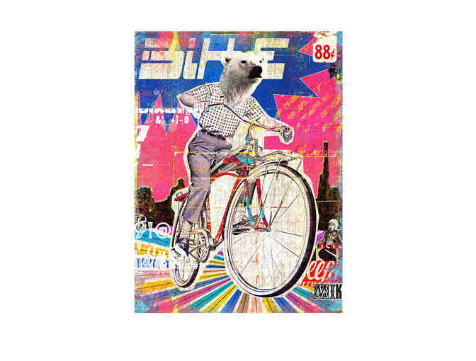 Collage Print by MIK! 'Bike' #5