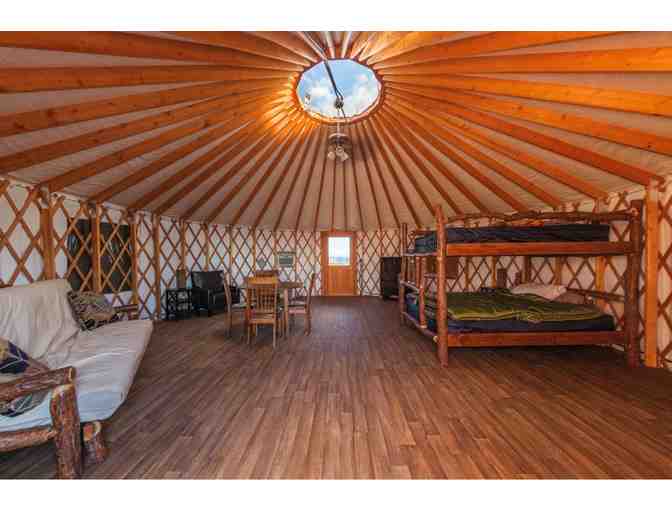 One Night Yurt Stay at Dead Horse Point State Park