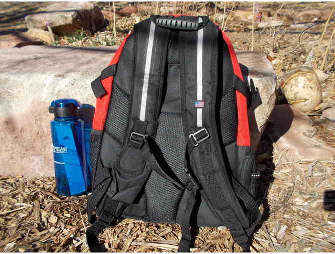 Backpack and Waterbottle from Mountain Land Rehabilitation