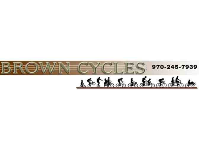 $40 Gift Certificate for a Bike Rental from Brown Cycles in Grand Junction, CO!