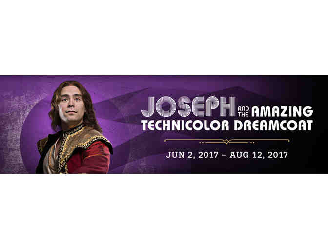 2 tickets to 'Joseph and the Amazing Technicolor Dreamcoat' at the Hale Centre Theatre!
