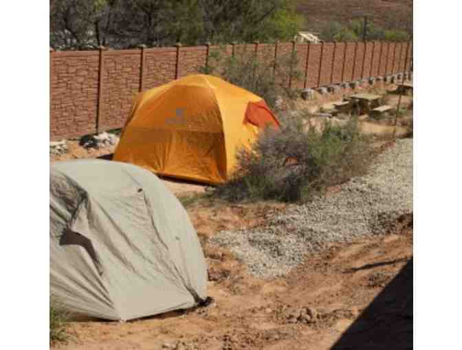 One Night's Stay in a Tent Site at A.C.T. Campground in Moab, Utah