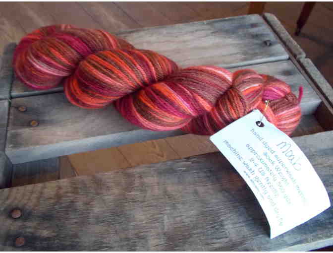 'Moab' Inspired Hand Dyed superwash merino yarn, one hank!