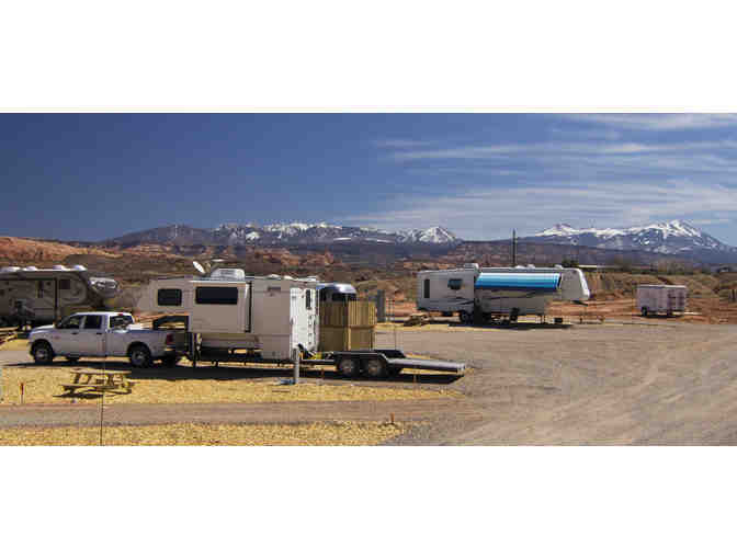 A.C.T. Campground in Moab, Utah-One Night's Stay in a RV Site