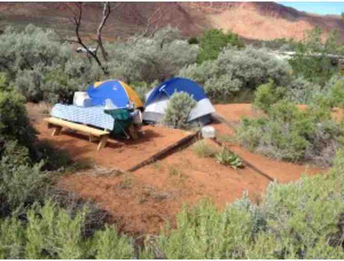 A.C.T. Campground in Moab, Utah-One Night's Stay in a Tent Site