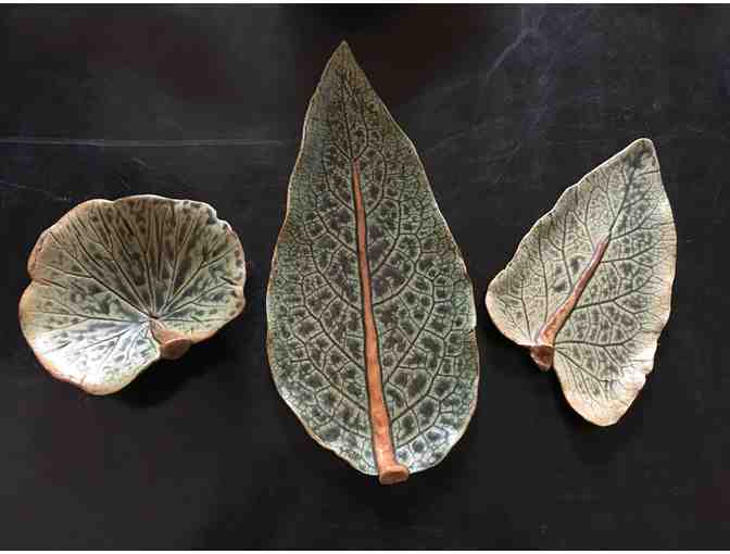 Leafy Pottery Set by Lynn Fisher