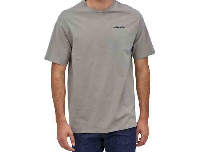 Patagonia Men's L Grey Fly Fishing T-shirt donated by Western Anglers