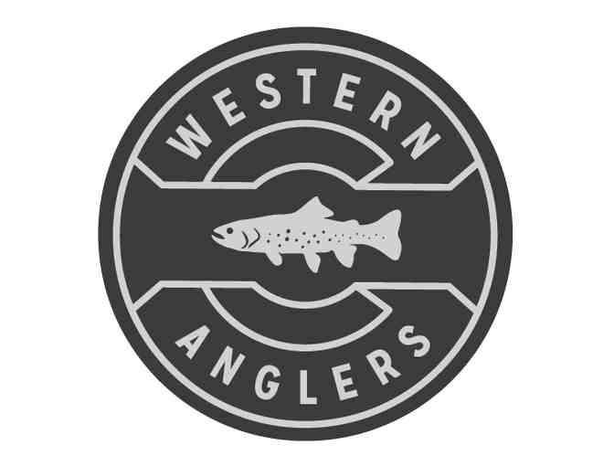 Patagonia Men's L White Fly Fishing T-shirt donated by Western Anglers