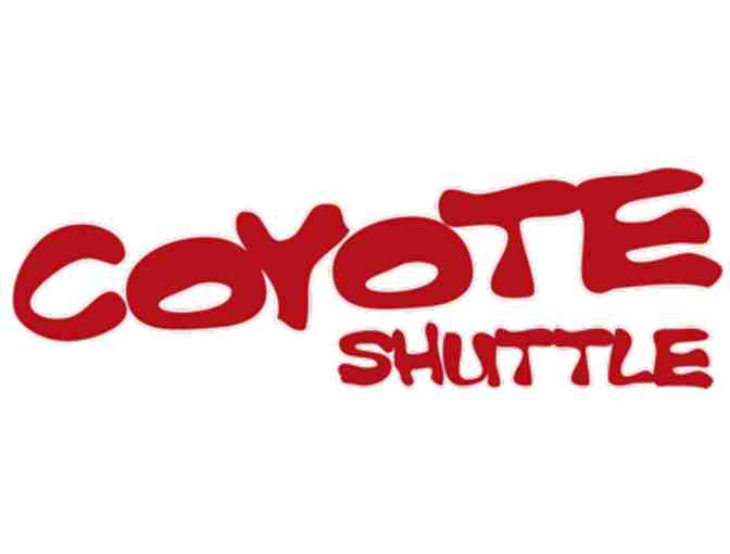 Coyote Bike Shuttle - $40 Gift Certificate