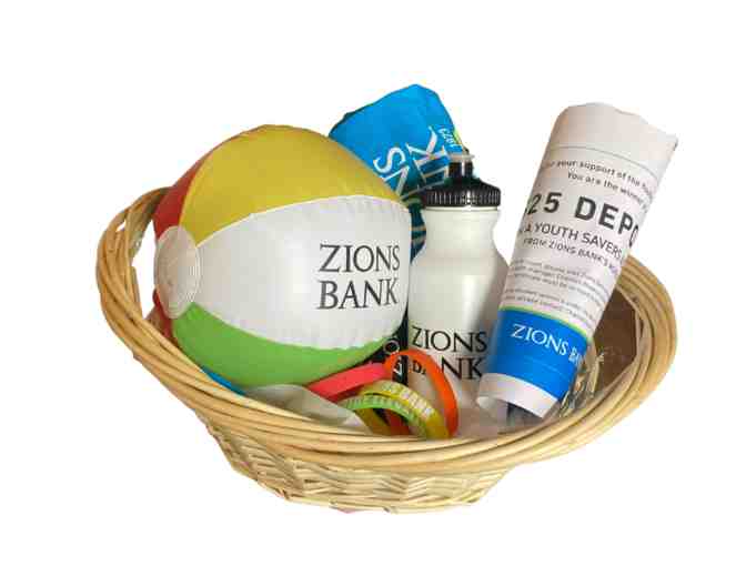 Zions Bank - Gift Basket and Certificate for $25 Youth Account Deposit