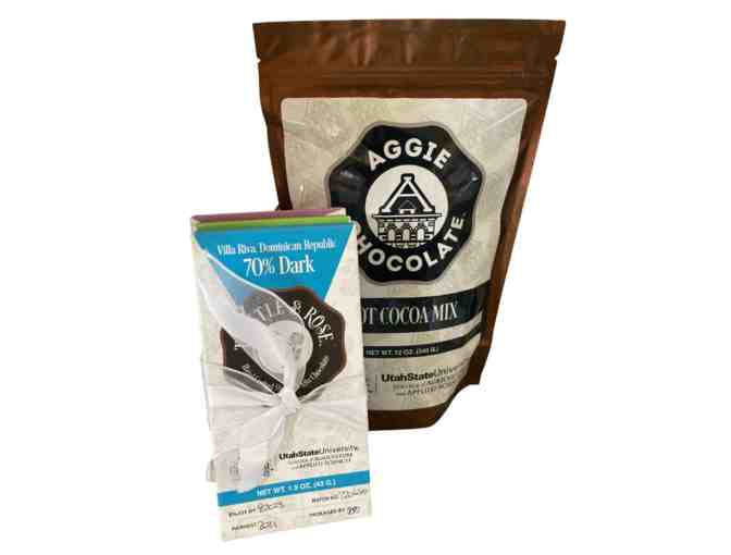 Aggie Chocolate Factory - Hot Cocoa Mix and Chocolate Bar Bundle