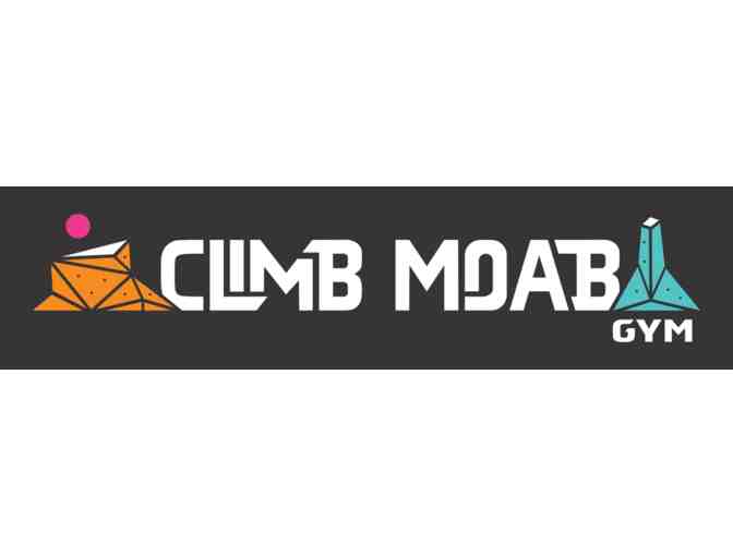 Climb Moab Gym - Aqua T-Shirt, Size Medium