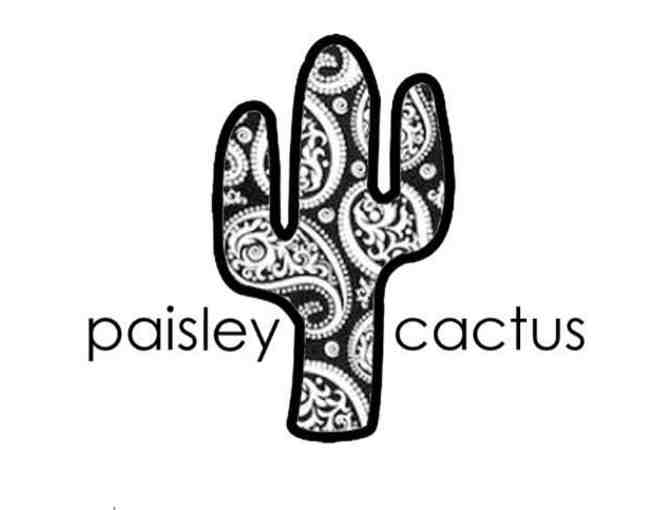 Paisley Cactus - Jade Carved Turtle Bookmark
