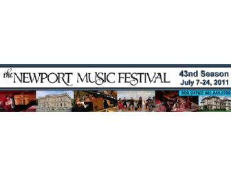 Newport Music Festival - 2 Tickets - Evening Concert