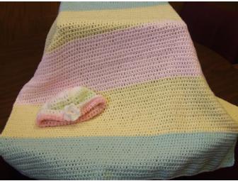 For Your Baby - Crocheted Baby Hat and Afghan and $250 Sebastian's Studio Gift Certificate
