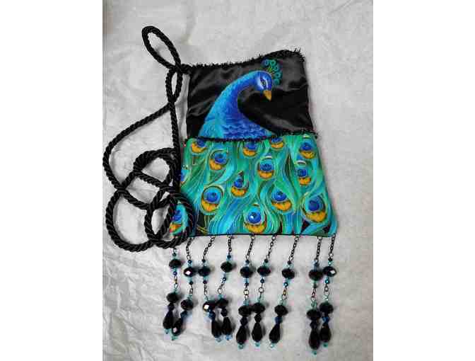 Exquisite Handmade Peacock Bag