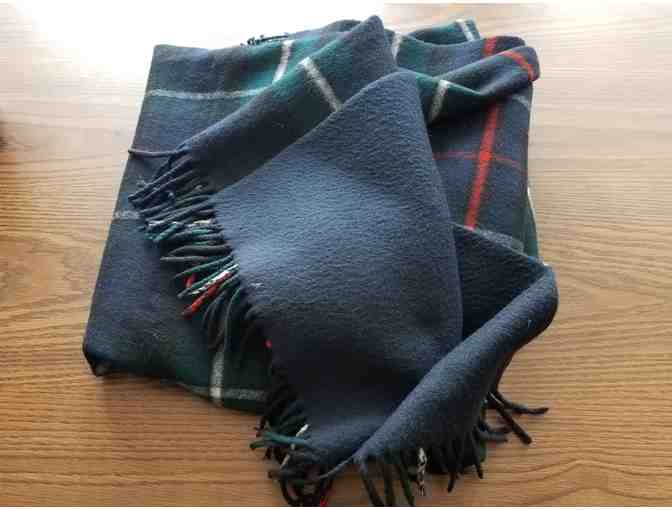 Freshly Dry-Cleaned, Vintage Irish Wool Blanket