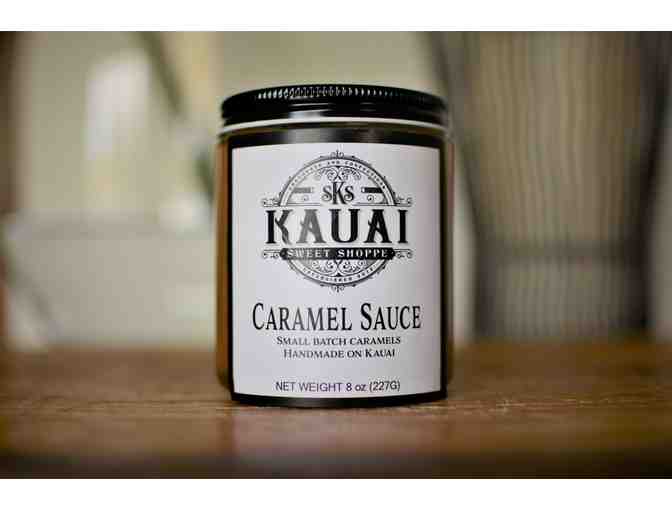 Kauai Sweet Shoppe's Small Batch Caramel Collection, Caramel Sauce, and Caramel Apples