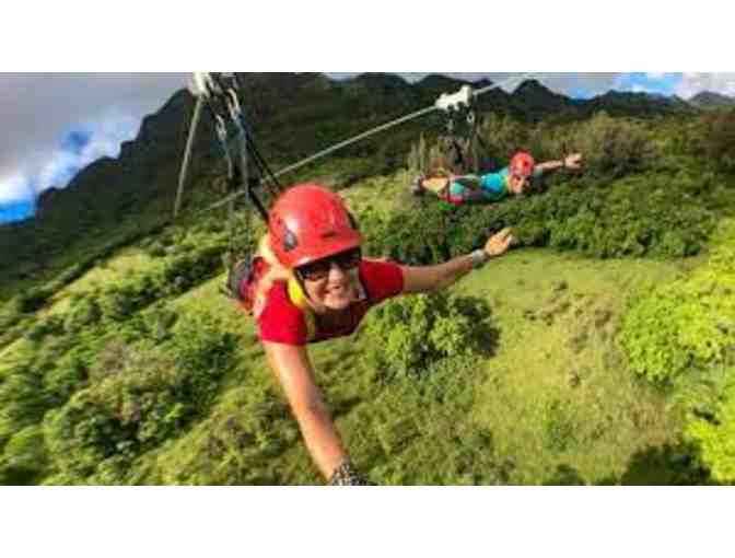 Adrenaline Zipline Tour for 2 with Outfitters Kaua'i - Photo 1
