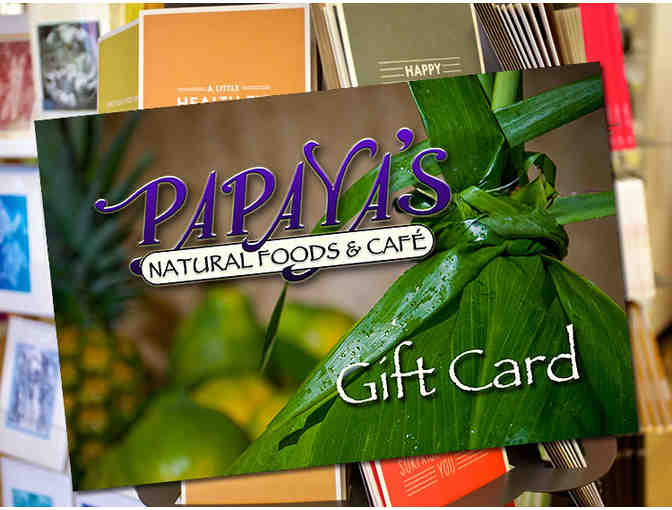 Gift Card Bundle - $100 Papaya's Natural Foods and $35 The Greenery Cafe