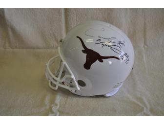 Colt McCoy Autographed Longhorn Replica Helmet