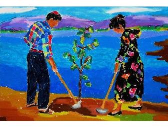 Jamie Columbus Numbered Signed Print of Jewish Life Cycle Events