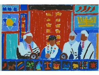 Jamie Columbus Numbered Signed Print of Jewish Life Cycle Events