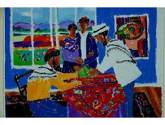 Jamie Columbus Numbered Signed Print of Jewish Life Cycle Events