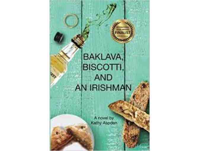 Book Club Basket and Event with Kathy Aspden, Author of Baklava, Biscotti, and an Irishman